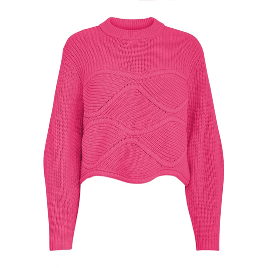 PEPPERCORN SIF MOCK NECK KNIT PULLOVER | ROZE