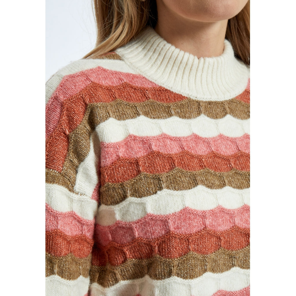 PEPPERCORN COCO MOCK NECK KNIT PULLOVER