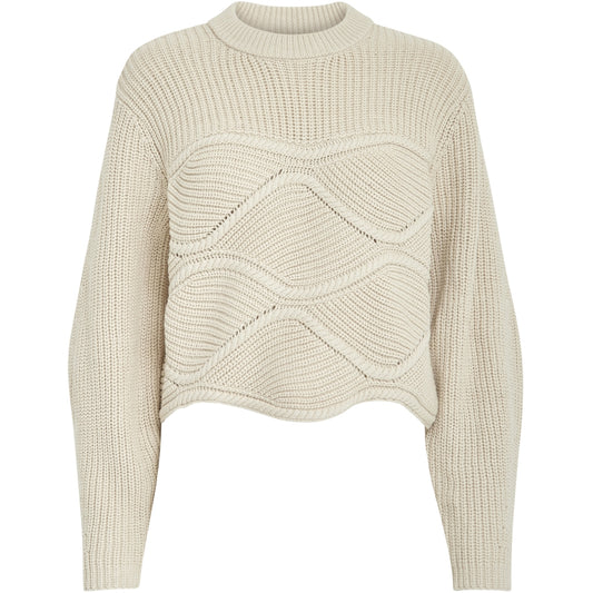 PEPPERCORN SIF MOCK NECK KNIT PULLOVER | ZAND