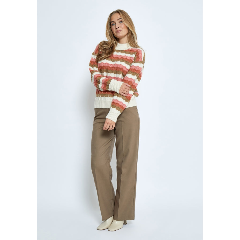 PEPPERCORN COCO MOCK NECK KNIT PULLOVER