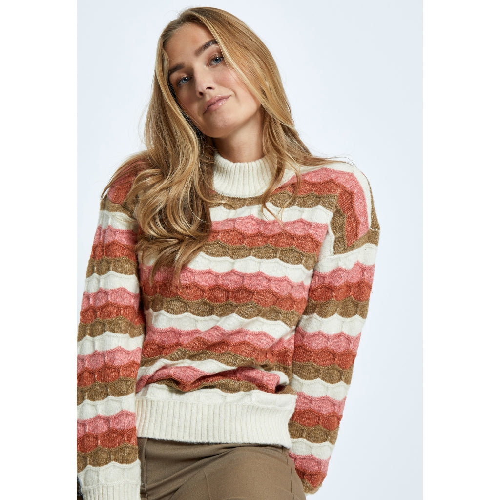 PEPPERCORN COCO MOCK NECK KNIT PULLOVER