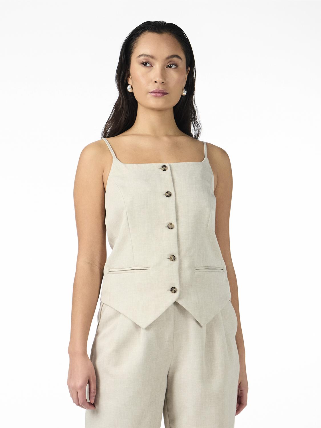 YAS BLONNA STRAP WAISTCOAT