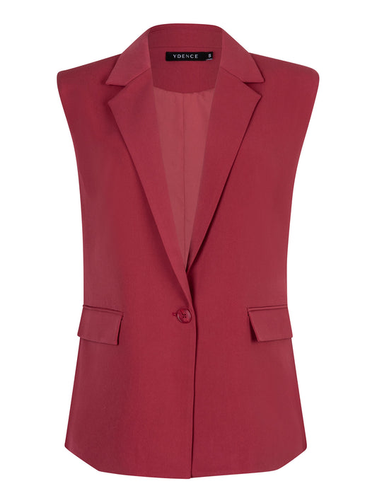 YDENCE GILET LIMA | WINE RED