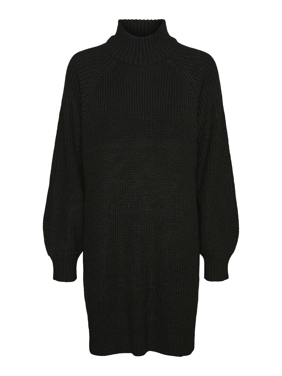 NOISY MAY TIMMY L/S KNIT DRESS | BLACK