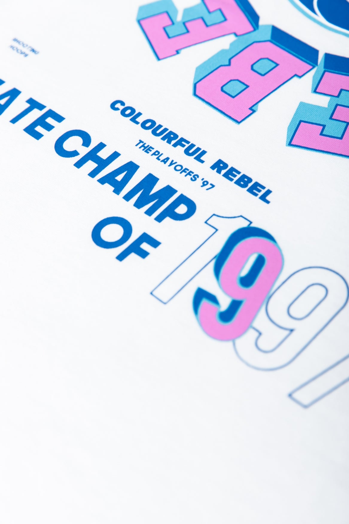 COLOURFUL REBEL STATE CHAMP LOOSE FIT TEE