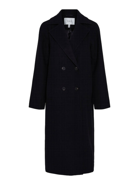 YAS MARGOT LS LONG COAT | ZWART