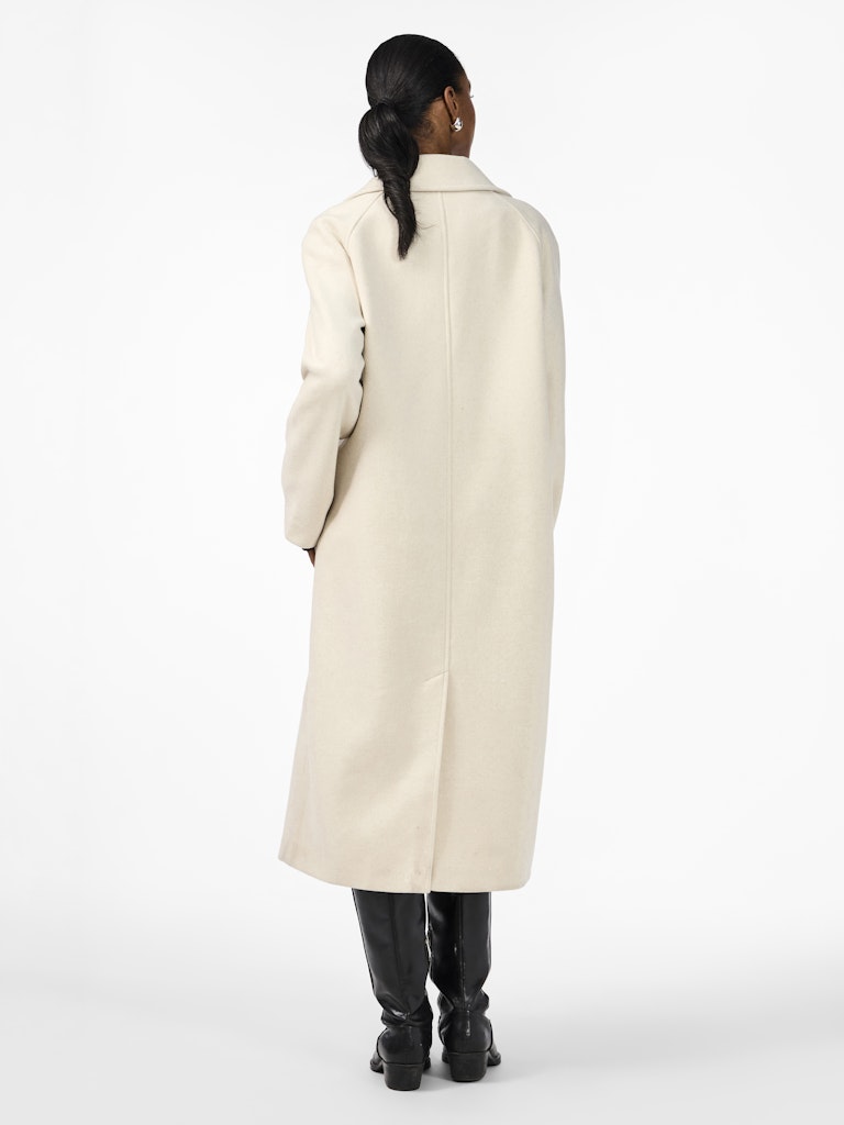 YAS MARGOT LS LONG COAT | BEIGE