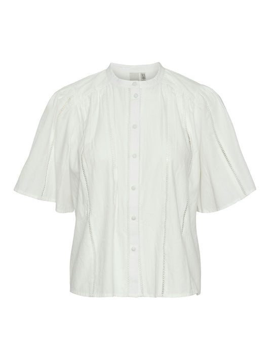 YAS GUNIA 2/4 SHIRT | WHITE