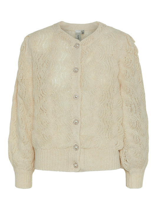 YAS BUBBLE LS KNIT CARDIGAN