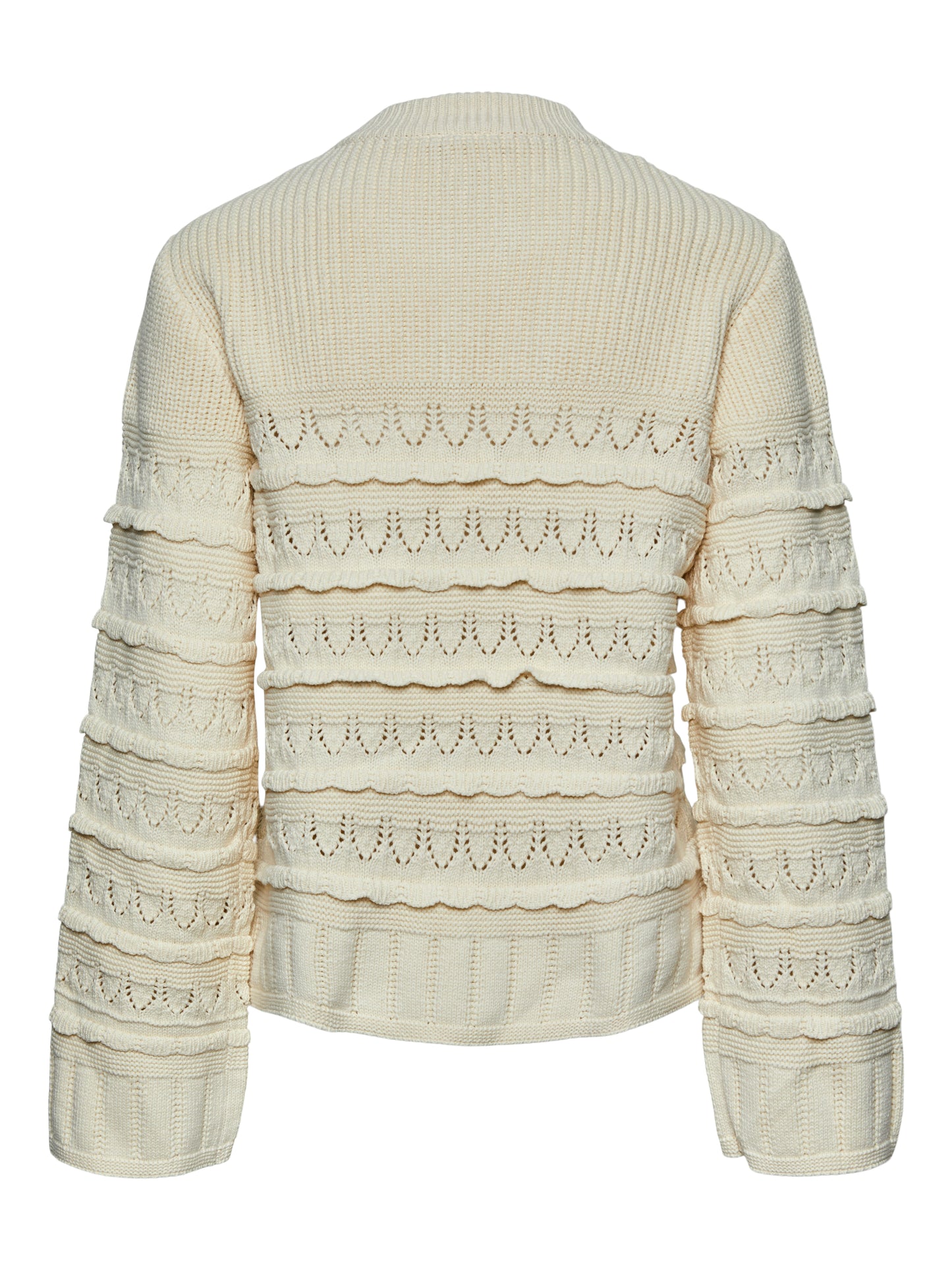 YAS TIMU LS KNIT PULLOVER | BEIGE