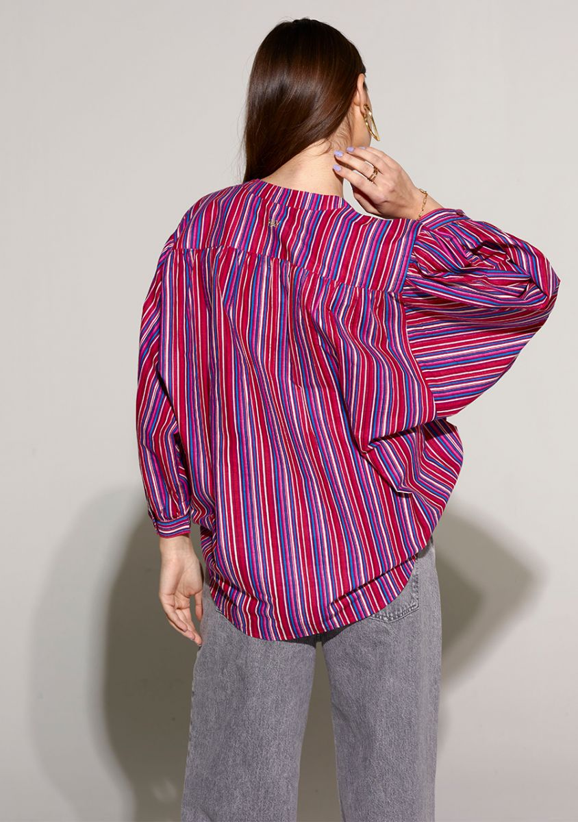 HARPER & YVE FELICE STRIPE BLOUSE